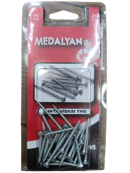 DL-95 3X30 SUNTA VİDASI (MEDALYAN SET)
